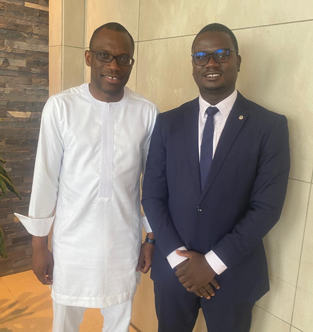 Le Président du RJBD reçu par le Ministre des affaires étrangères du Bénin 🇧🇯